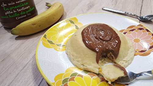 Bowlcake floraline, banane et Nutella