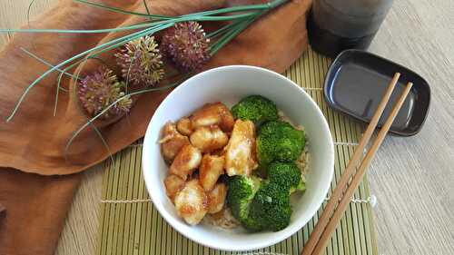 Poulet caramélisé à l’asiatique