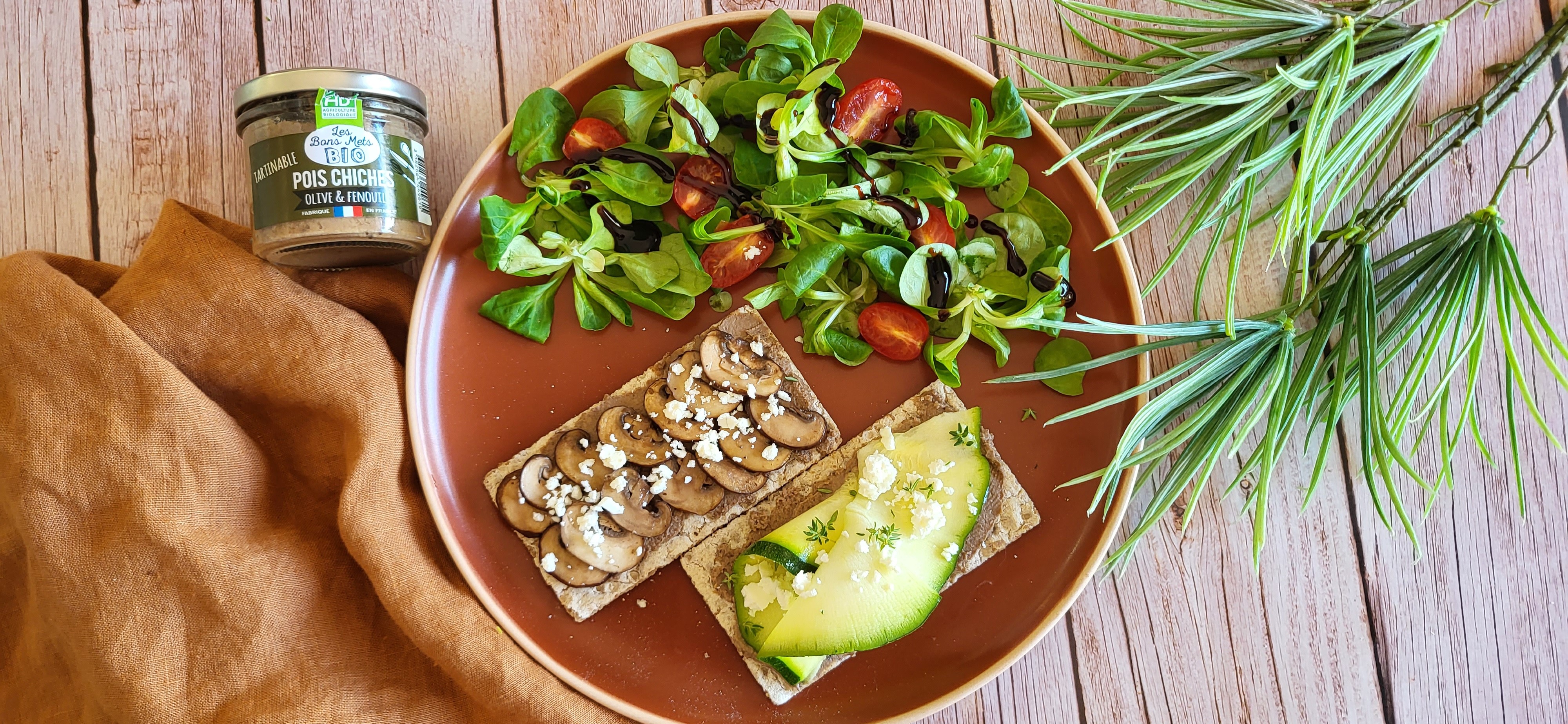 Tartines végétariennes