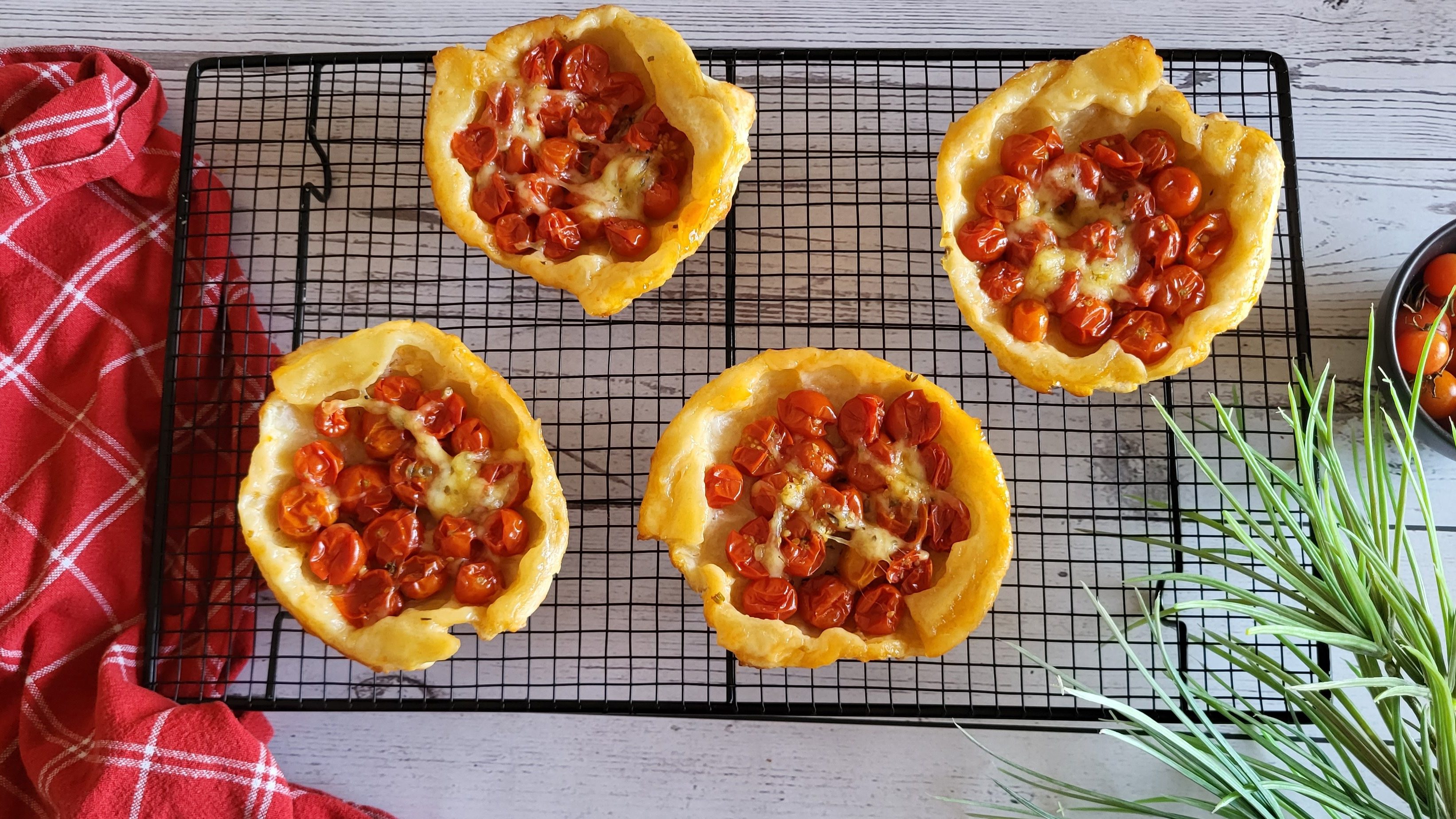 Tartelettes tatin aux tomates cerises