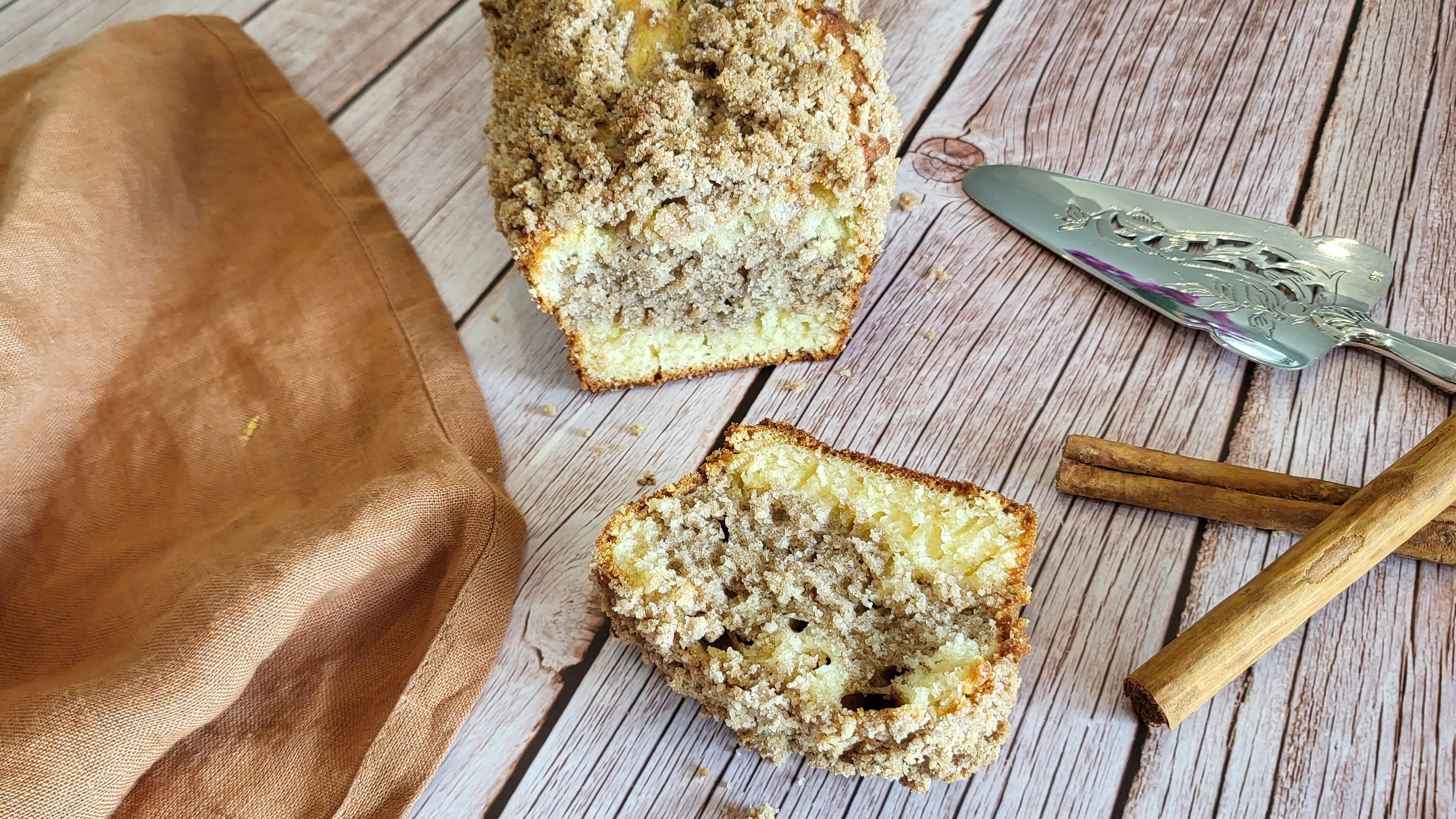 Marbré crumble à la cannelle