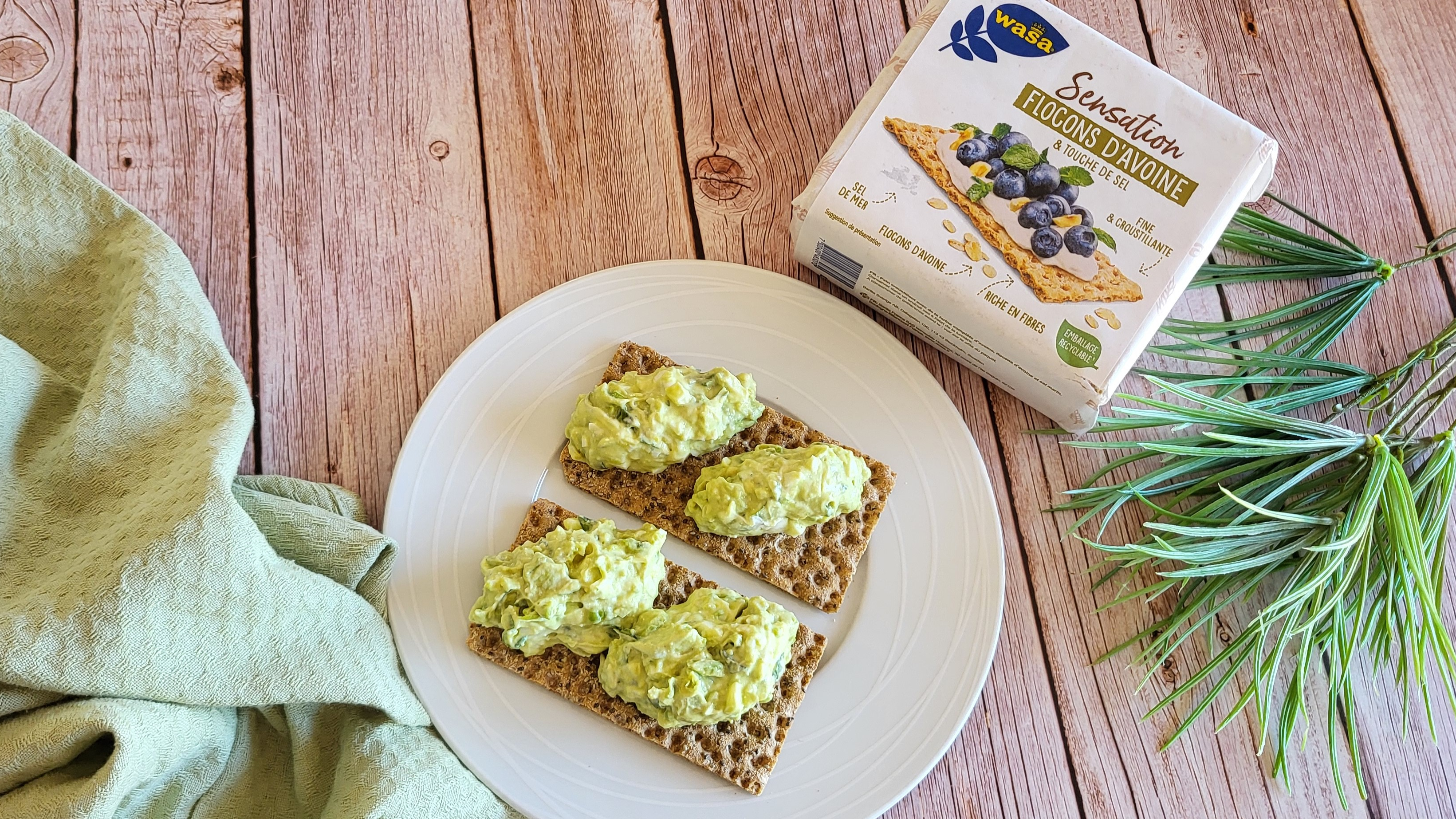 Tartines Wasa oeuf / avocat