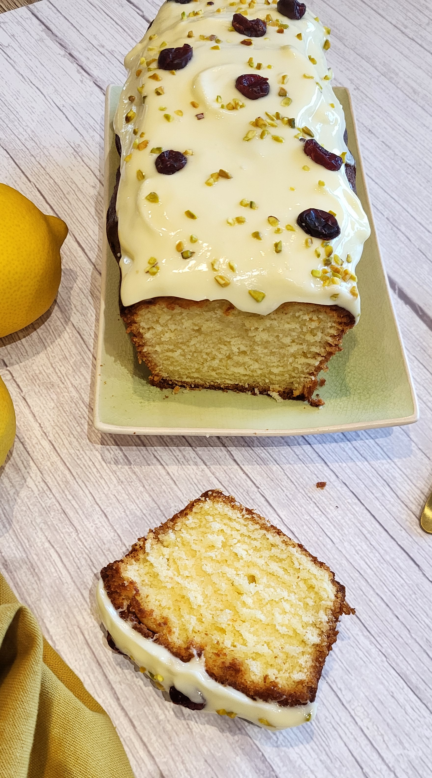 Cake au fromage frais et citron