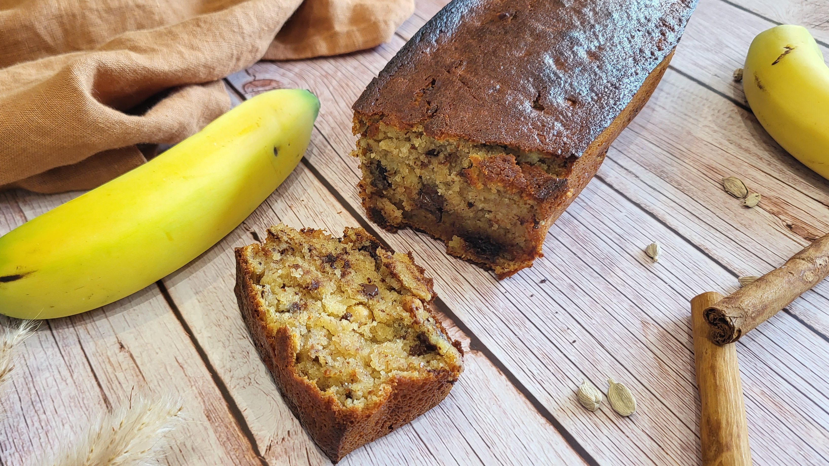 Bananabread aux épices chaï