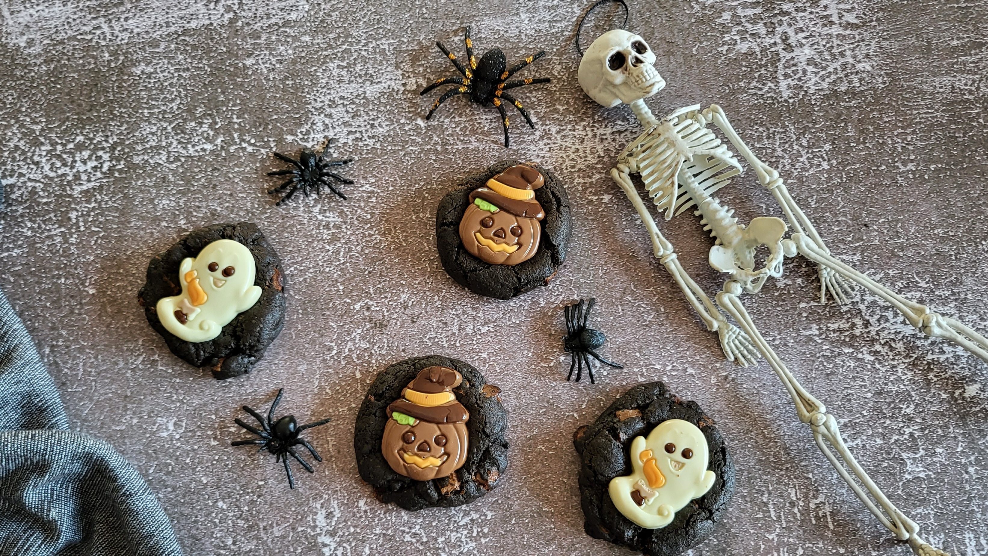 Cookies chocolat d’halloween