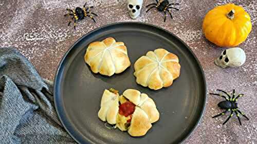 Mini Pizza citrouille d’halloween