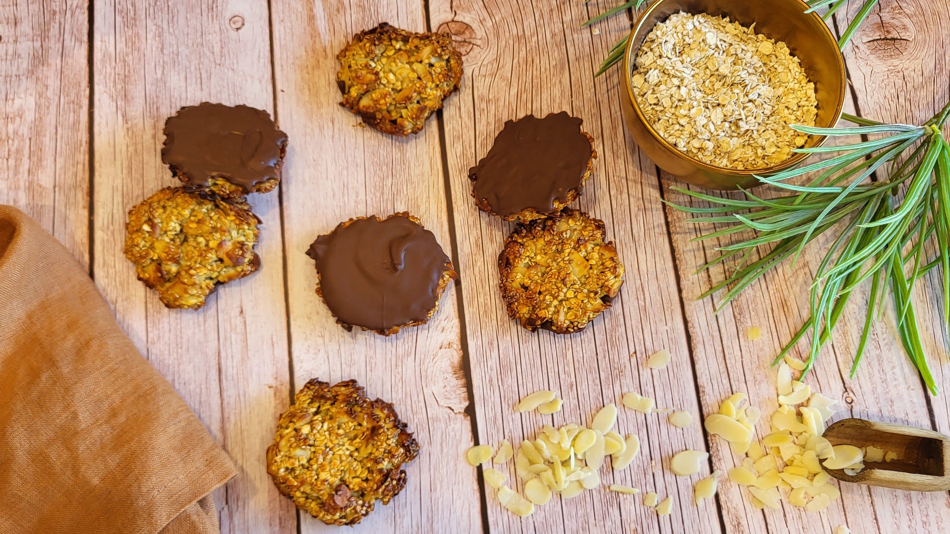 Biscuit flocon d’avoine & chocolat