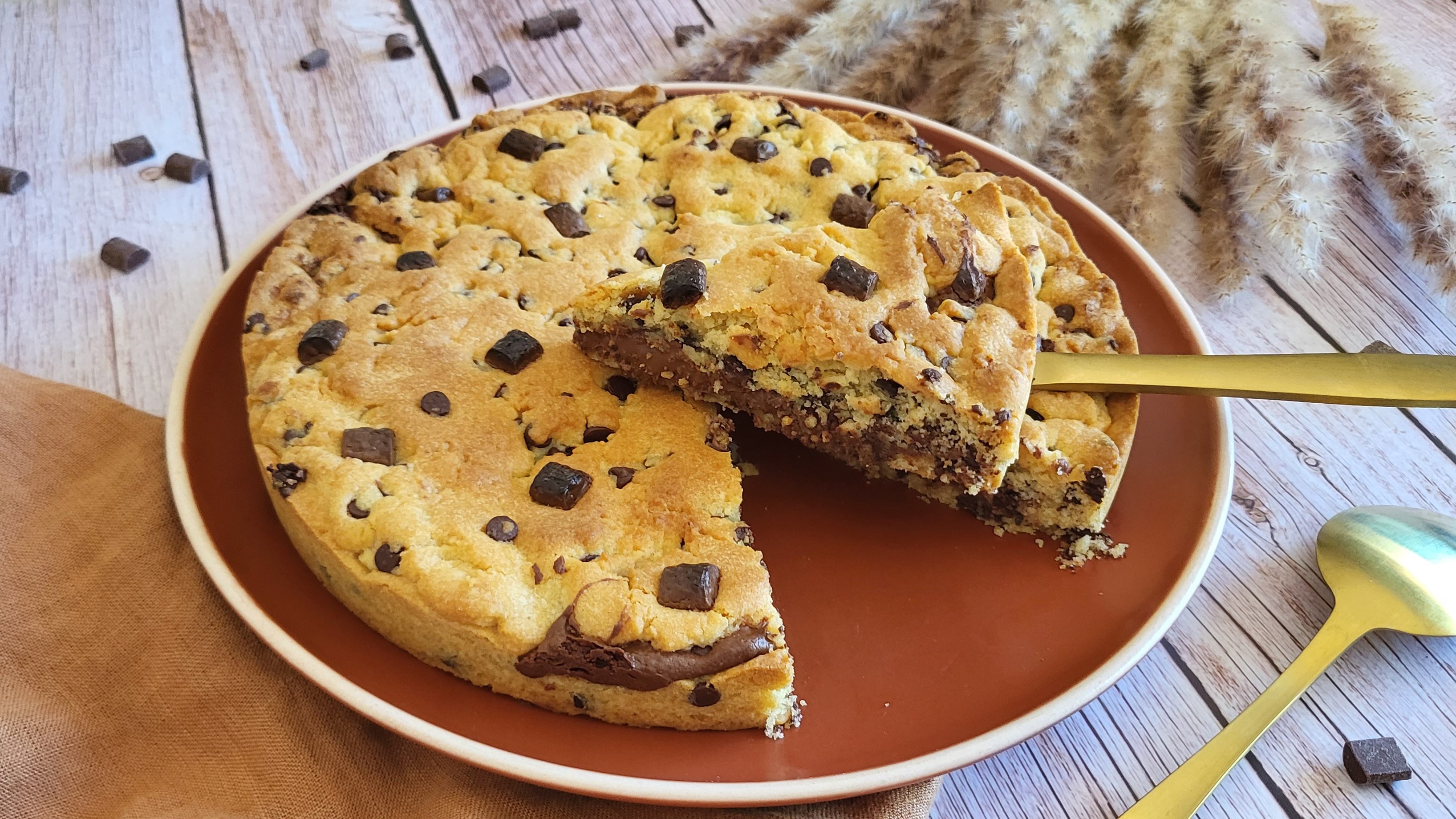 Cookie géant fourré au Nutella