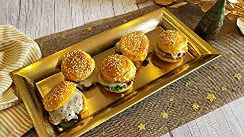 Mini burger de fêtes