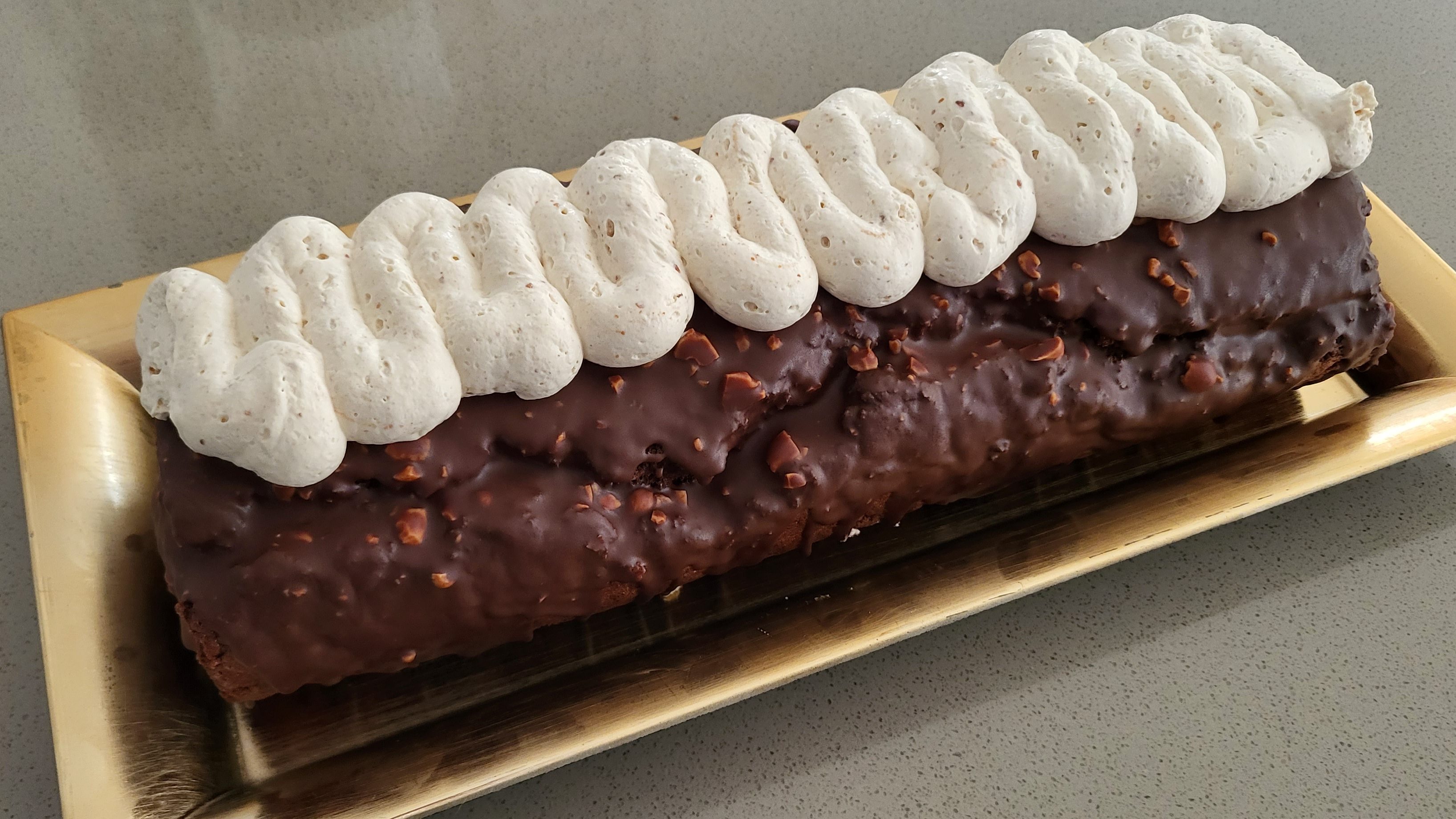 Bûche façon snikers