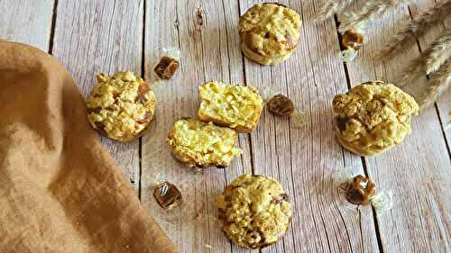 Muffins pommes et caramel au beurre salé