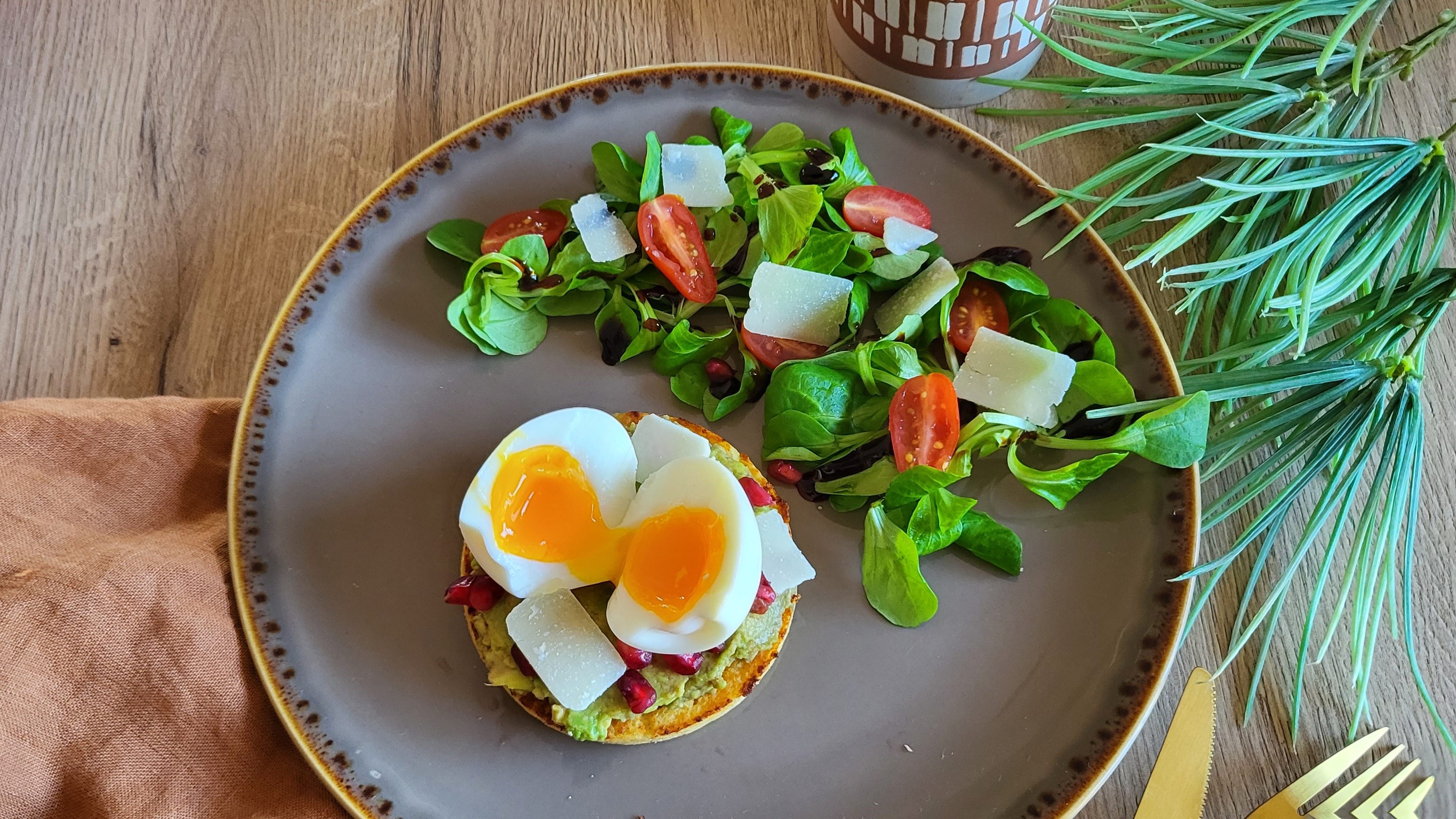 Pain aux pois chiche façon brunch