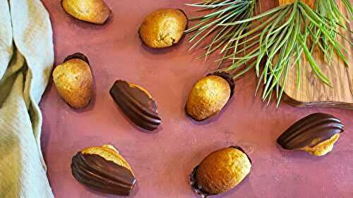 Madeleines pistache chocolat