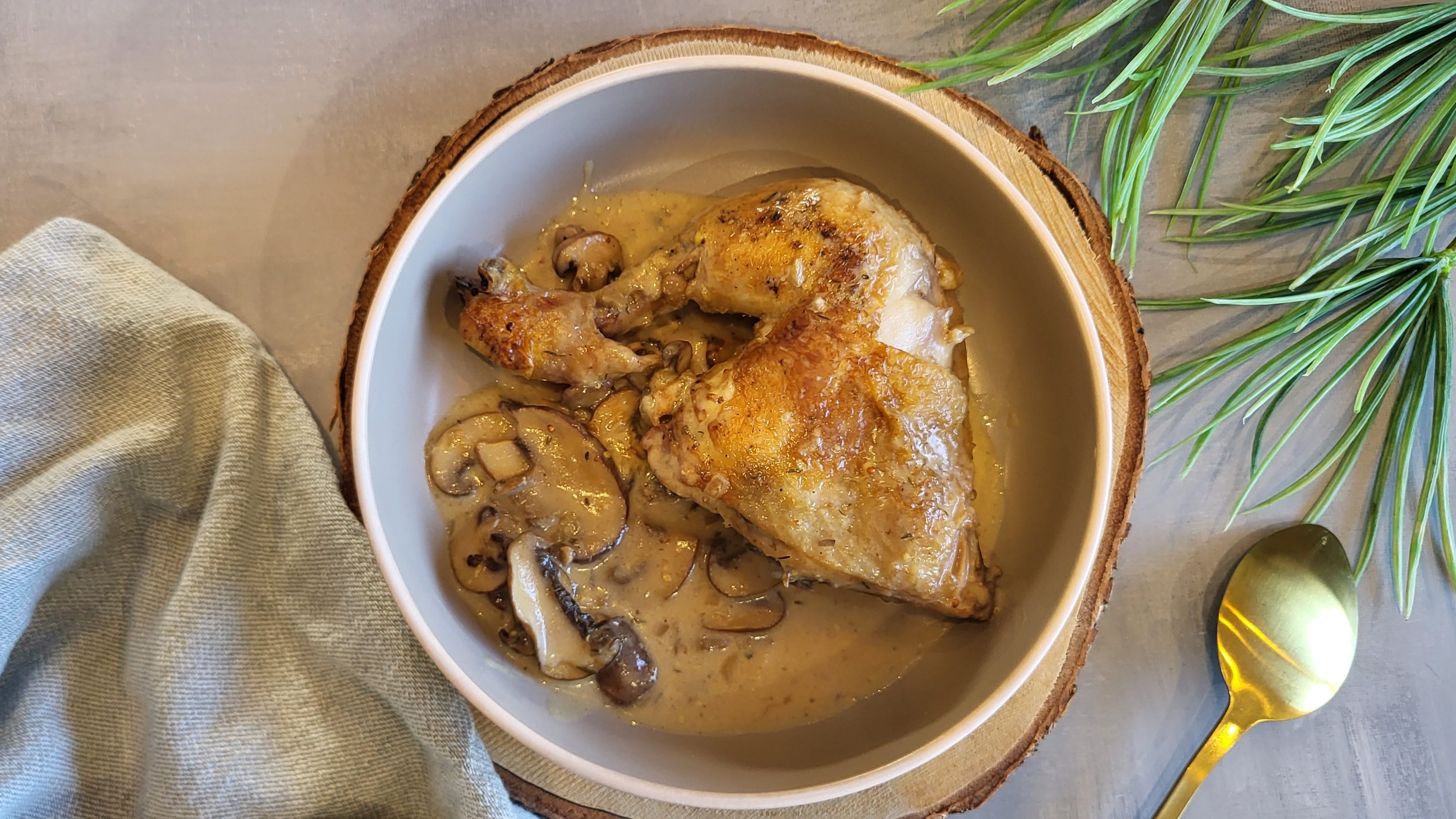 Poulet à la normande