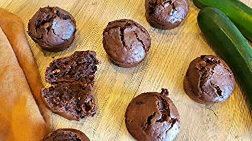 Muffins chocolat courgette