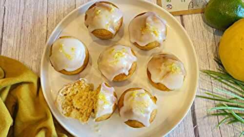 Muffins moelleux à la noix de pèbè et citron