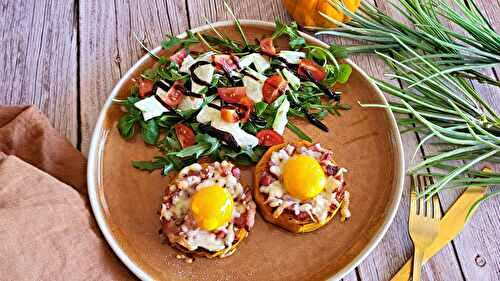 Butternut rôtie façon œuf cocotte