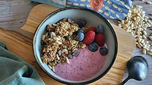 Bol granola croustillant