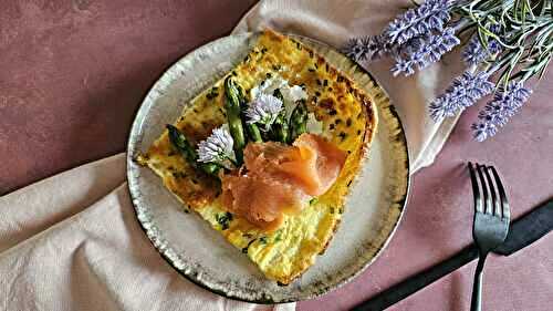 Pancakes finlandais asperges et saumon