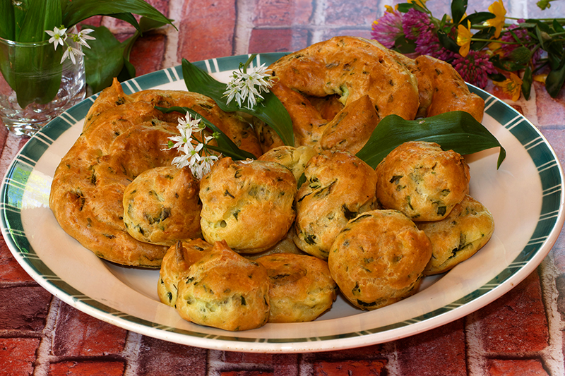 Gougères à l’ail des ours