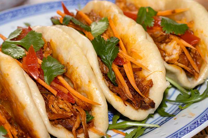 Pan Bao à l’effilochée de porc