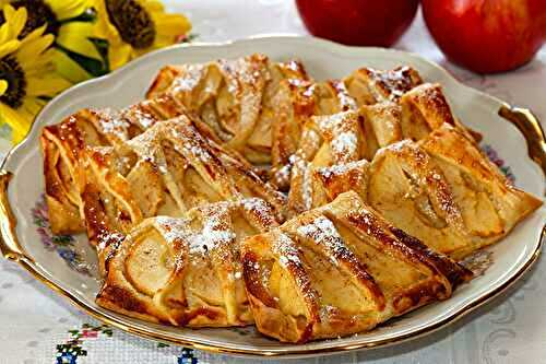 Grillagés feuilletés aux pommes et sirop d’érable