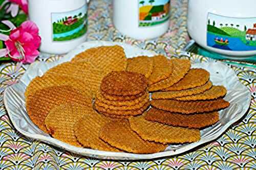 Gaufrettes fines du Nouvel An de Guy