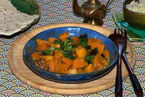 Ragoût de butternut au tamarin et lait de coco