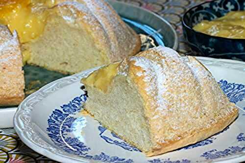 Gâteau des Anges, crème aux agrumes