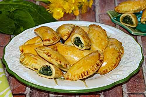 Chaussons farcis aux épinards et ricotta