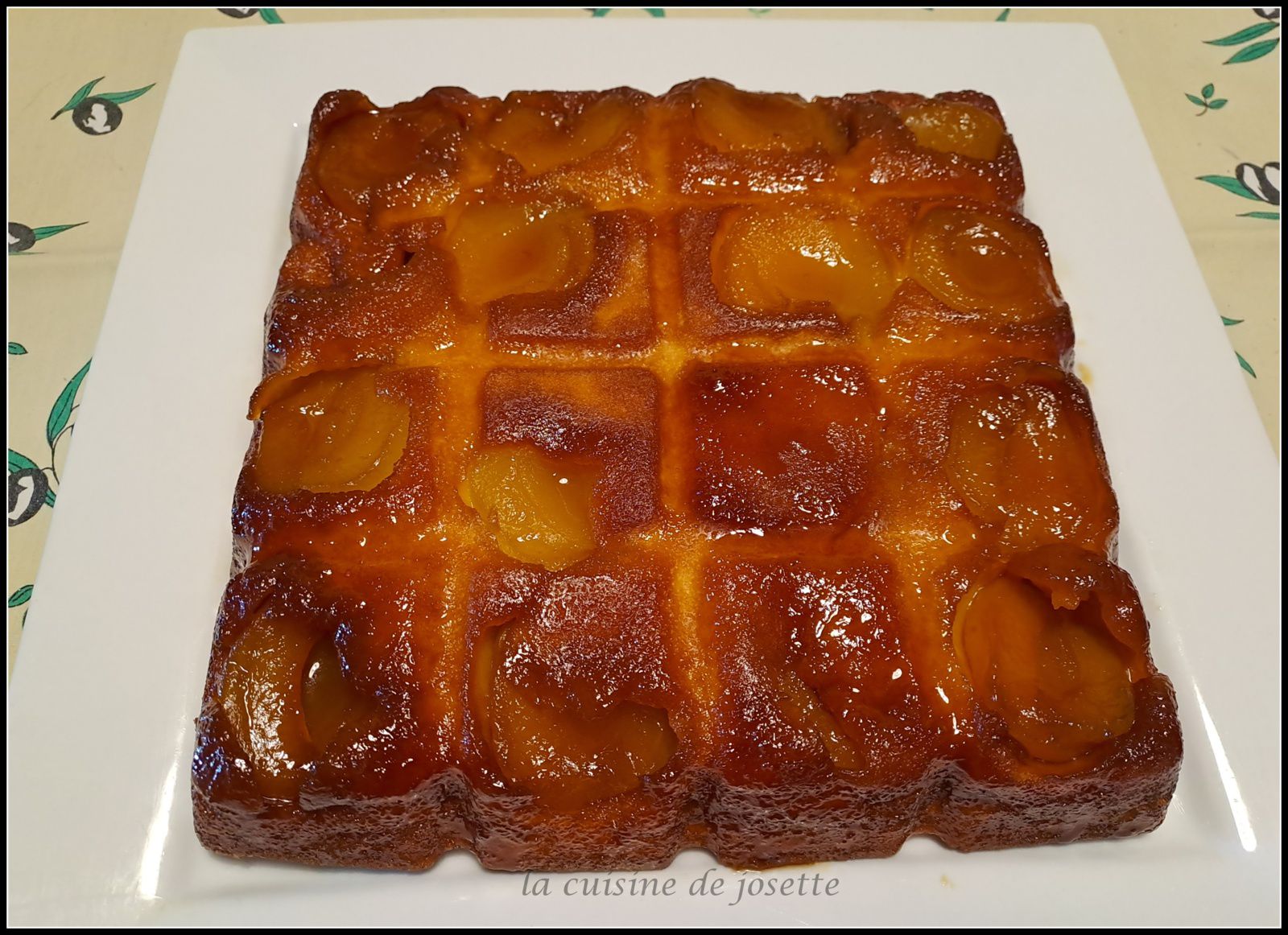 Moelleux aux abricots façon tatin