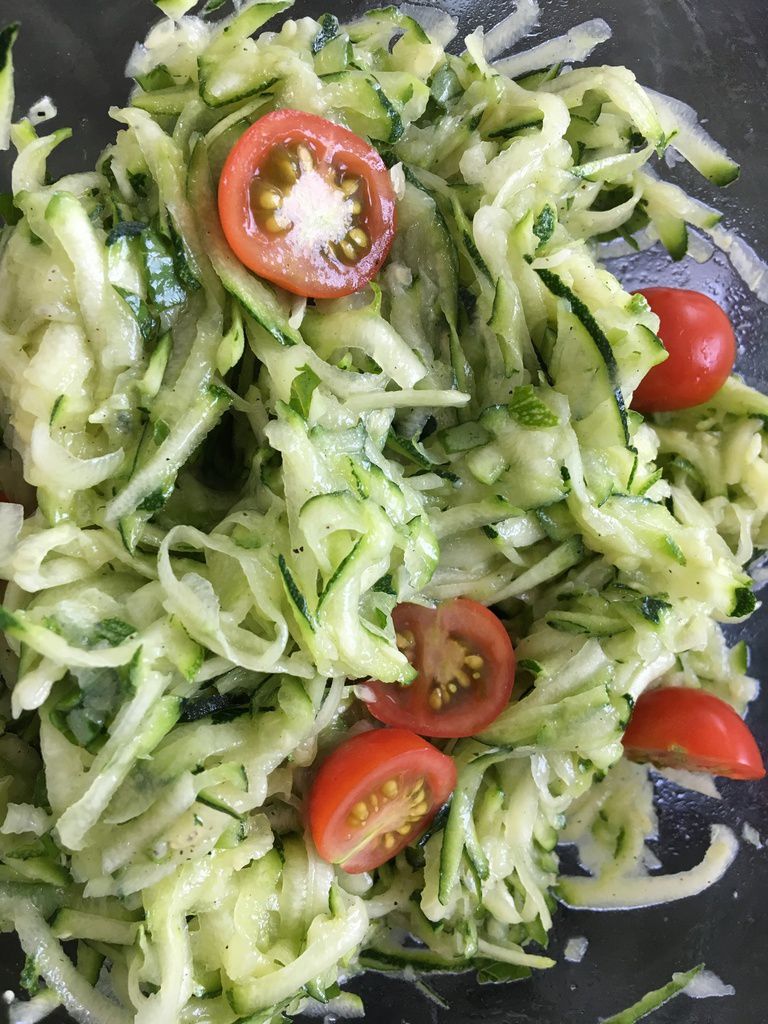 Salade de courgettes