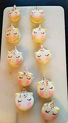 Macarons licorne