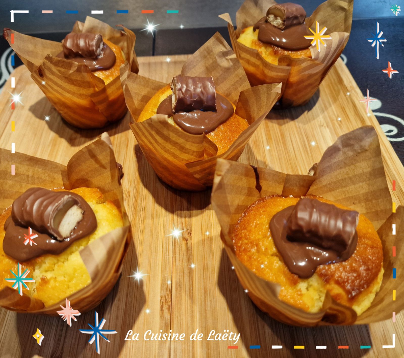 Muffins Gourmand au Twix