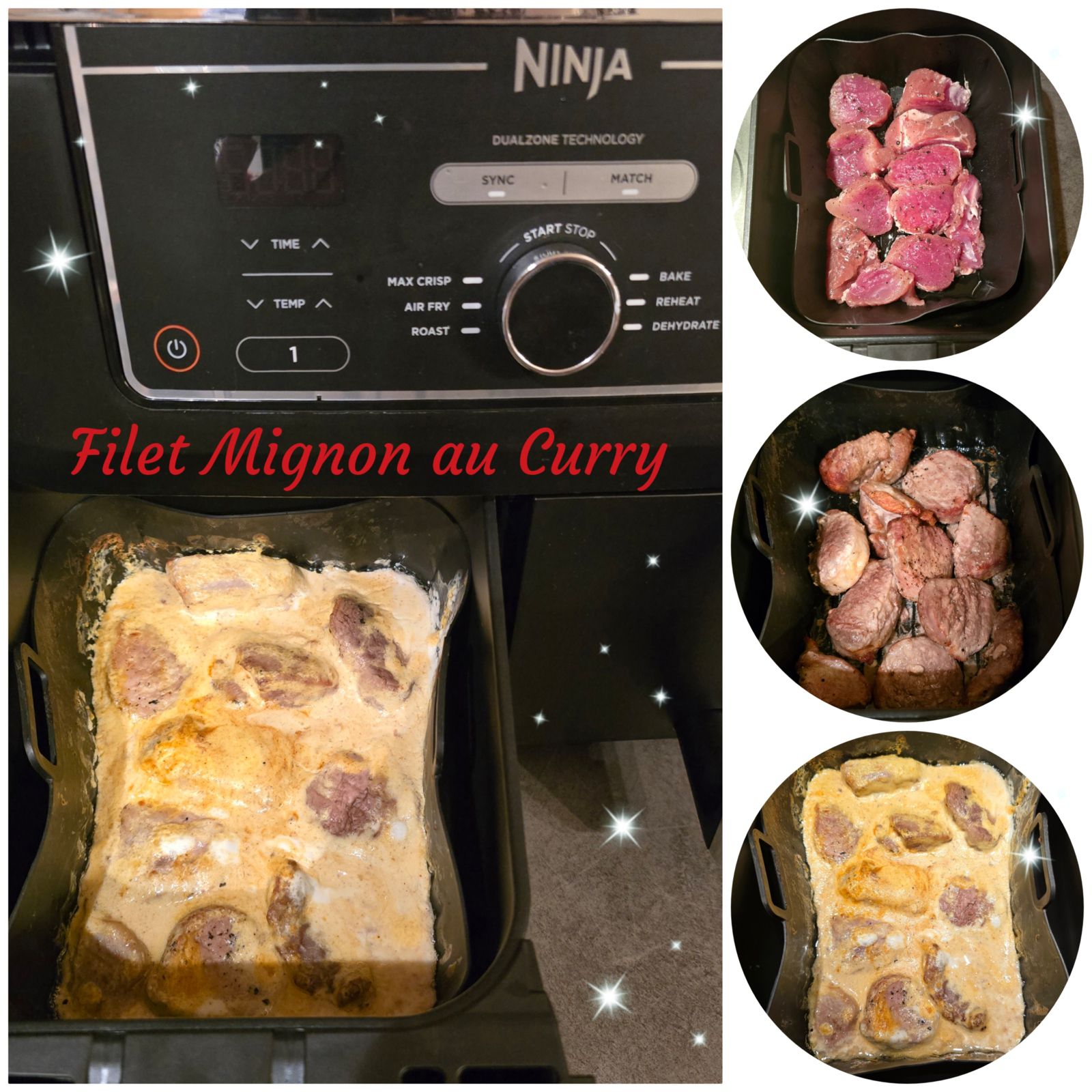 Filet Mignon au Curry à la Ninja Air Fryer