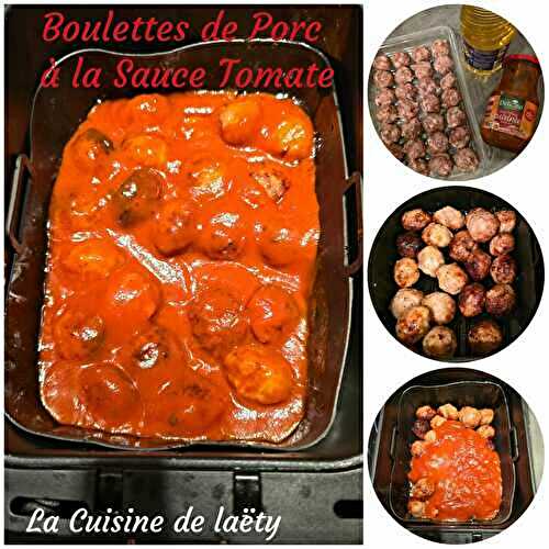 Boulettes de Porc à la Sauce Tomate à la Ninja Air Fryer