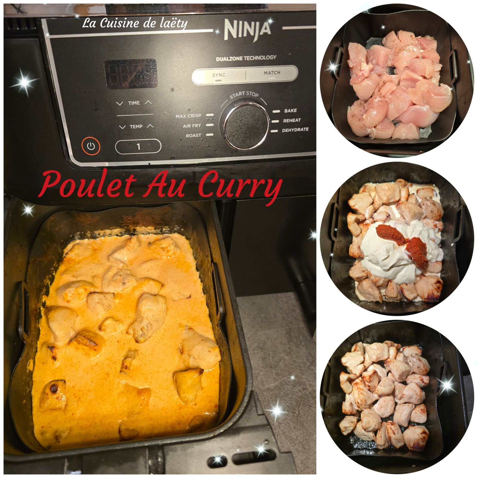 Poulet au Curry à la Ninja Air Fryer