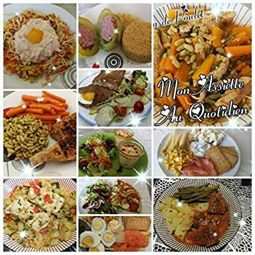 Mes assiettes du mois de Février 2026 💖.