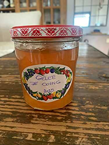Gelée de coings