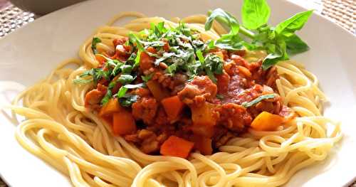 Sauce à spaghetti au tempeh 