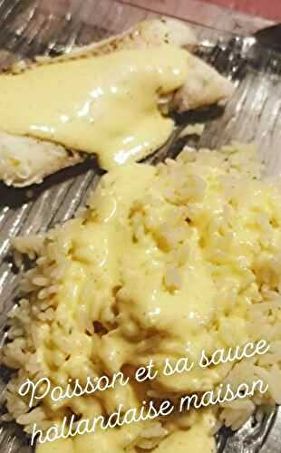 Poisson frais à la sauce hollandaise et son riz ( Thermomix )