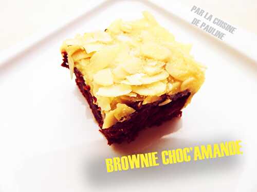 Brownie chapeauté, duo choco