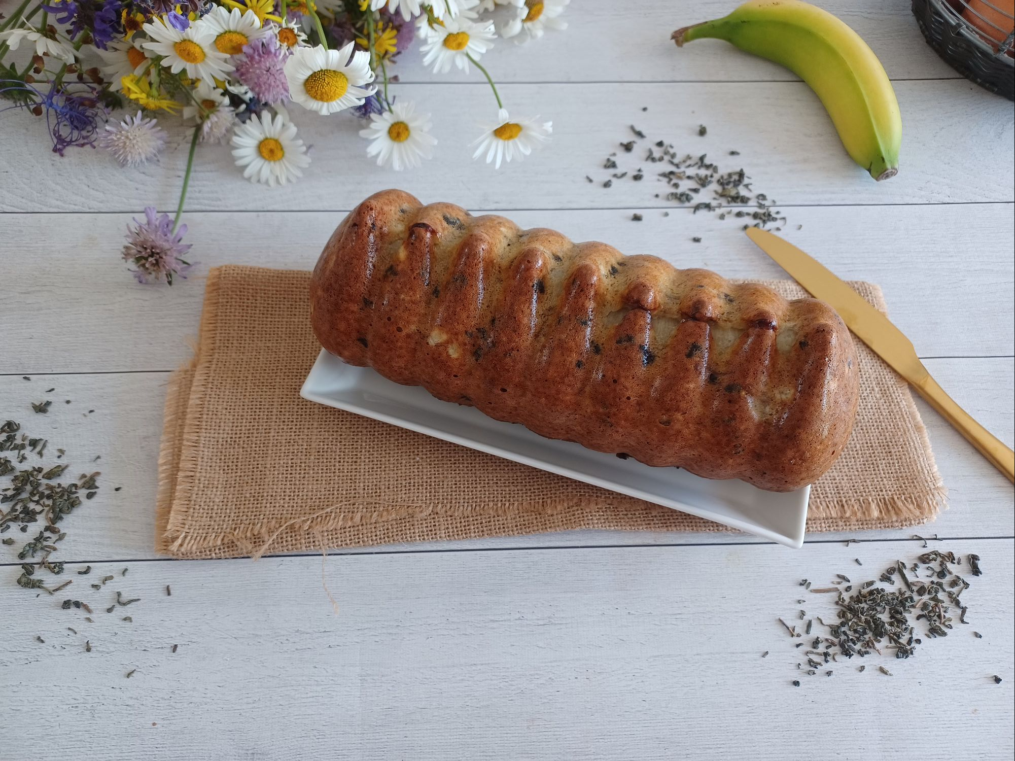 Banana bread amande & chocolat