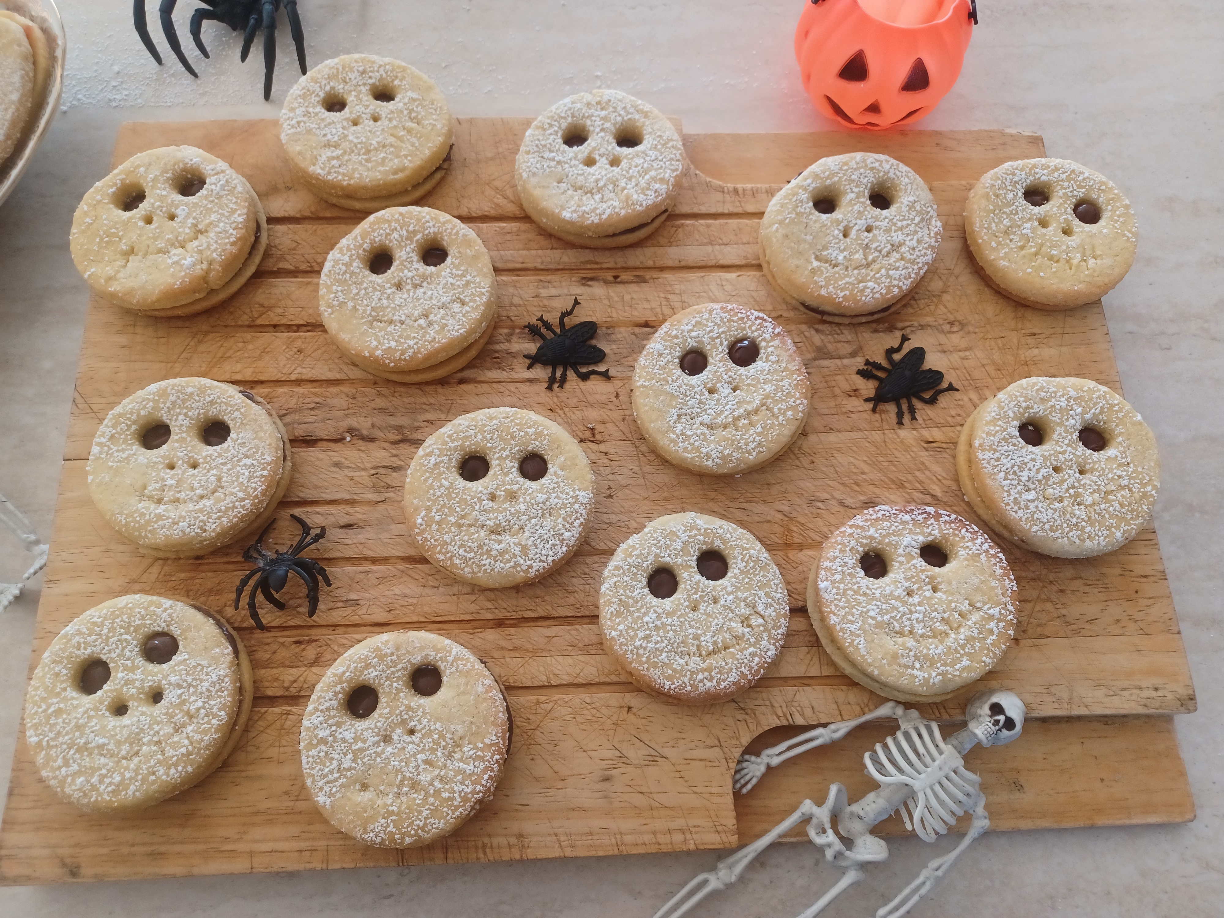 Biscuits de l’horrible Jack à la pâte à tartiner