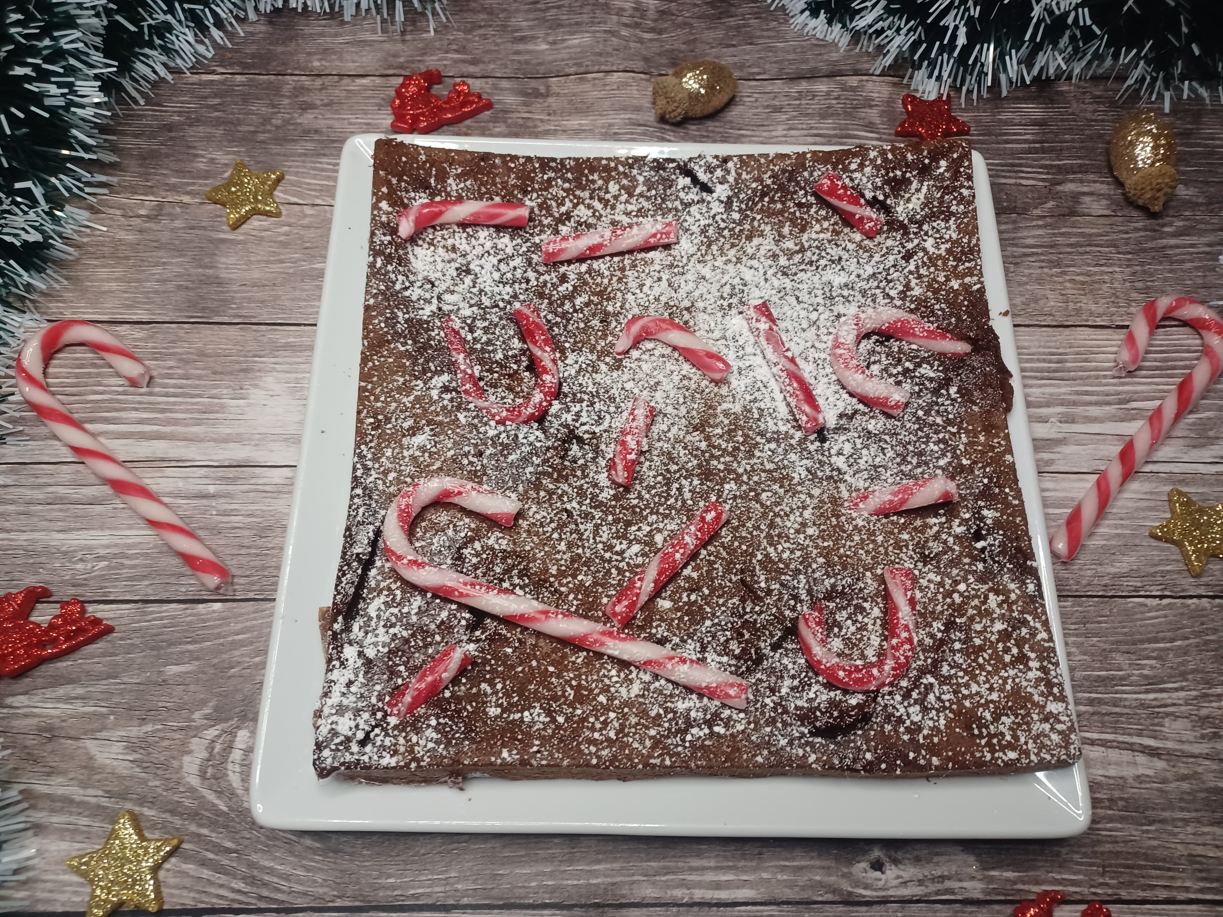 Brownies de noël au sucre d’orge