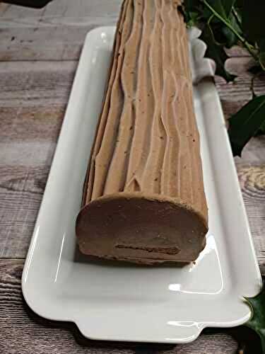 Bûche façon royal au chocolat facile