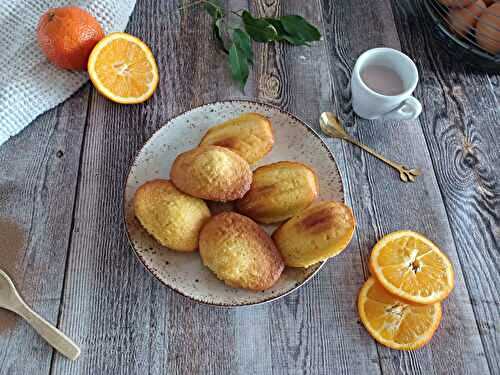 Les madeleines au miel et à l’orange de Cyril Lignac