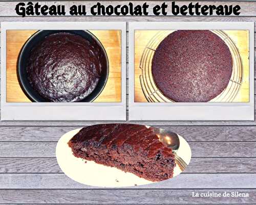 Gâteau au chocolat et betterave