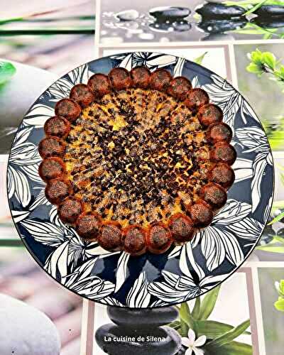 Gâteau au yaourt aux amandes et pépites de chocolat