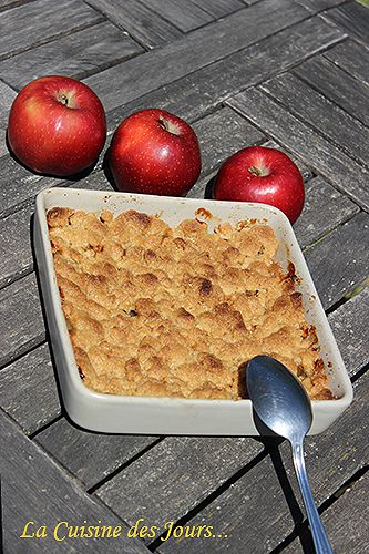 Crumble aux pommes